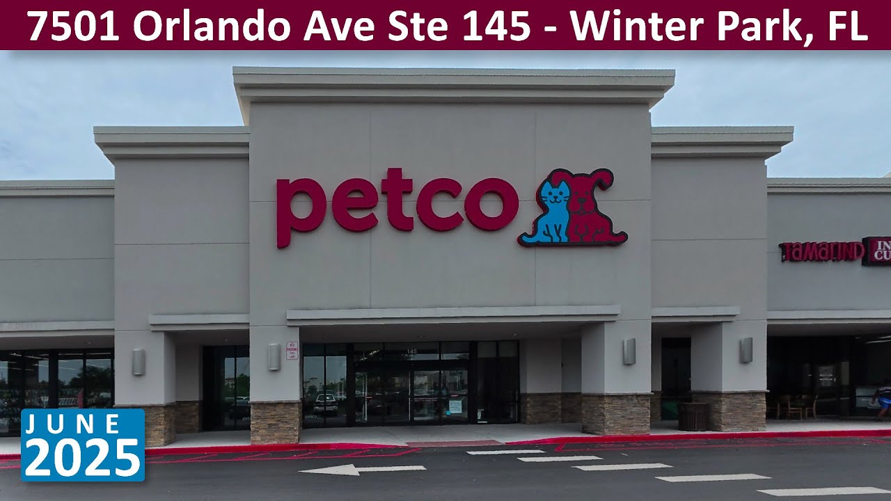 Petco в Винтер-Парке, Флорида, по адресу: Орландо-авеню, 501, офис 145 — магазин кормов для живот...