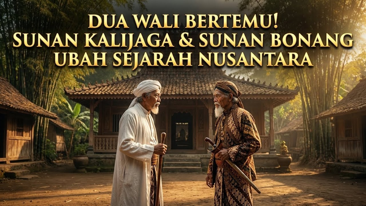 Tak Pernah Diceritakan‼️ Pertemuan Sunan Kalijaga dan Sunan Bonang