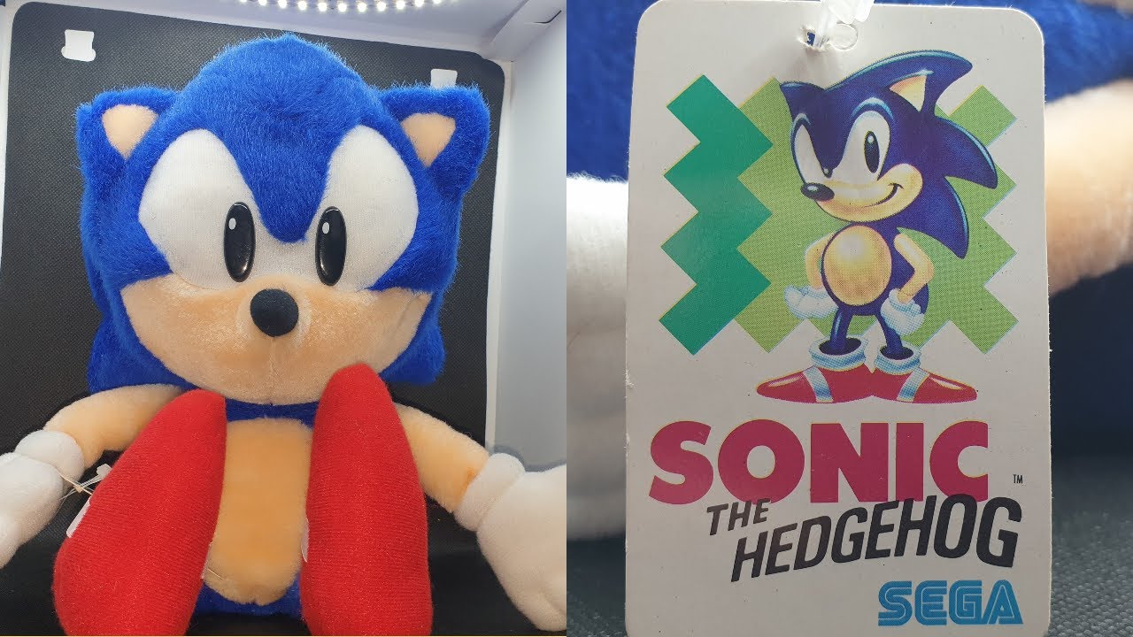 Sonic The Hedgehog 1991 1992 UK SEGA Plush