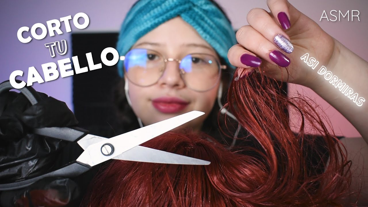 ASMR PELUQUERÍA ✂️💇🏻‍♀️ *Masaje CAPILAR + Tratamiento + Corte EXTREMO*💆🏻‍♀️🧴 Vivalen ASMR