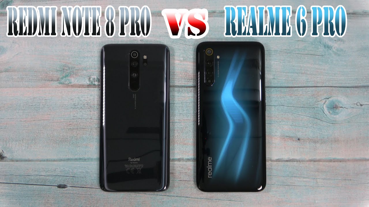 Xiaomi Redmi Note 8 Pro vs Realme 6 Pro | SpeedTest and Camera comparison