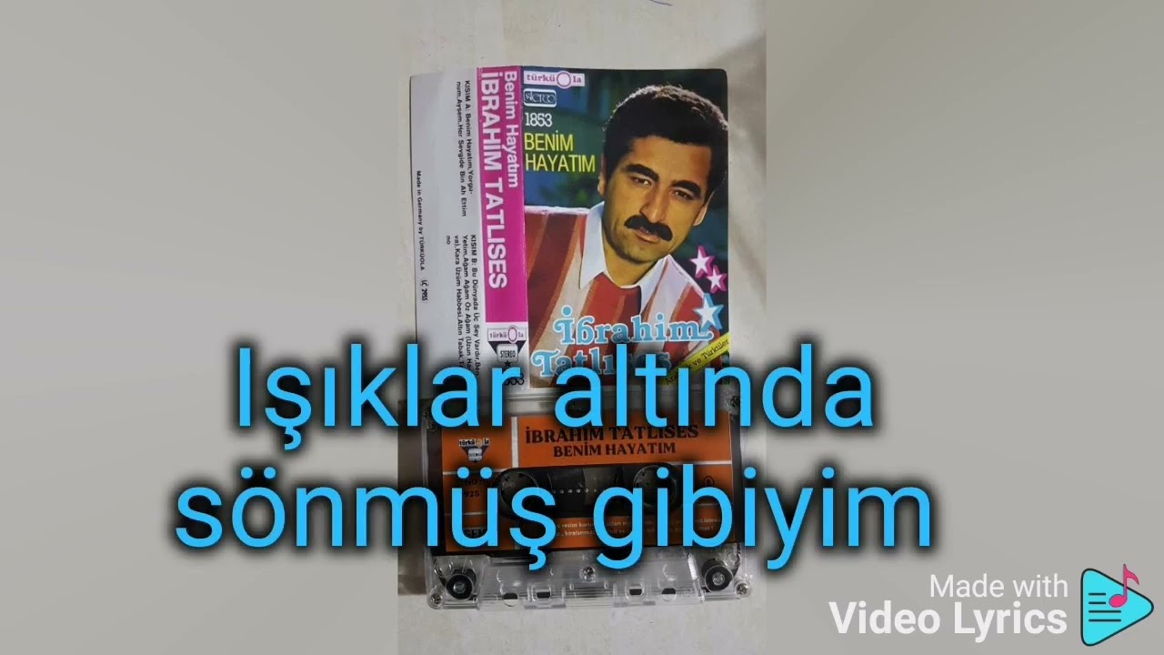 Ibrahim tatlises benim hayatım karaoke