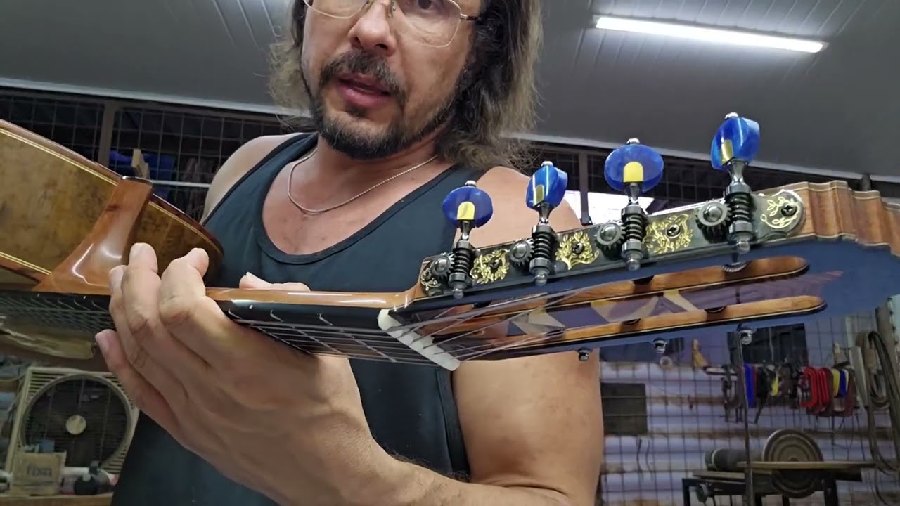 ⚪ Violão Pirajá feito para Renato ( Rio de Janeiro) no estilo Dino Sete cordas