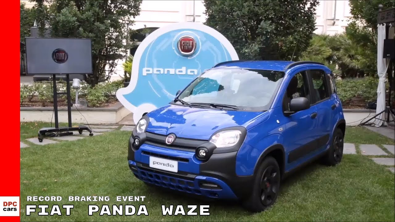 Record Braking Panda Event Featuring Fiat Panda Waze
