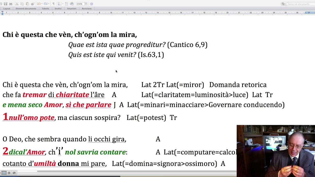 Guido Cavalcanti:  Chi è questa che ven...