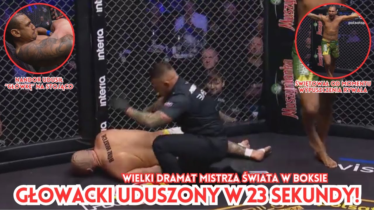 Głowacki przegrywa w 23 sekundy! 😱 Dramatyczna porażka mistrza... Co dale z 