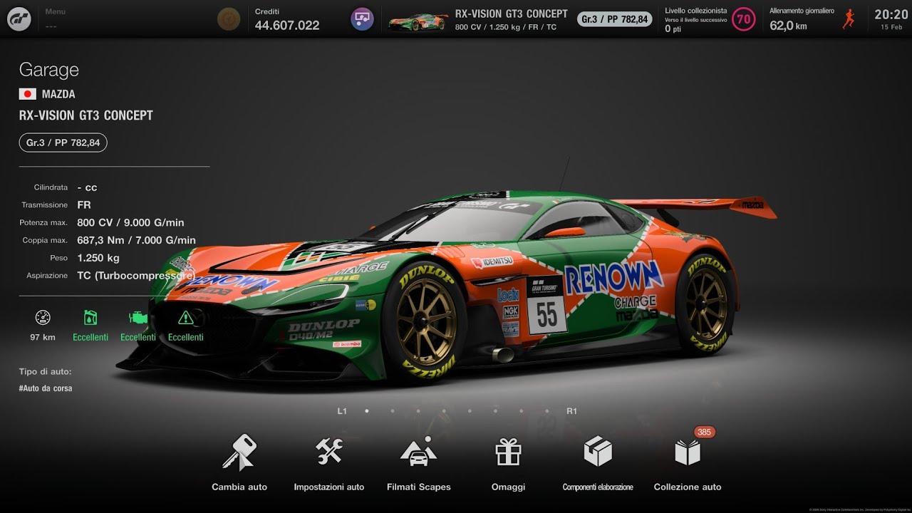 GT7 ABU DHABI 800PP - MAZDA RX-VISION GT3 CONCEPT
