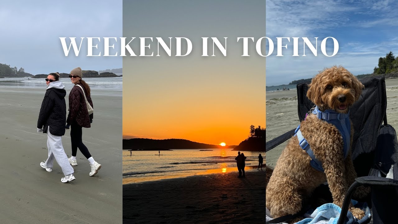 WEEKEND IN TOFINO! (camping, beach walks, coffee stops, sauna, wholesome weekend with friends)