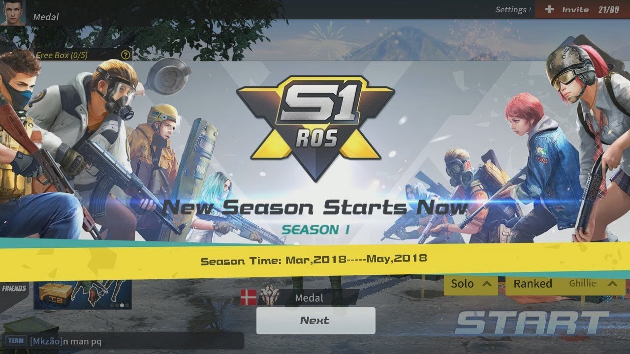 NEW SEASON, NEW ME! - Rules of Survival Livestream