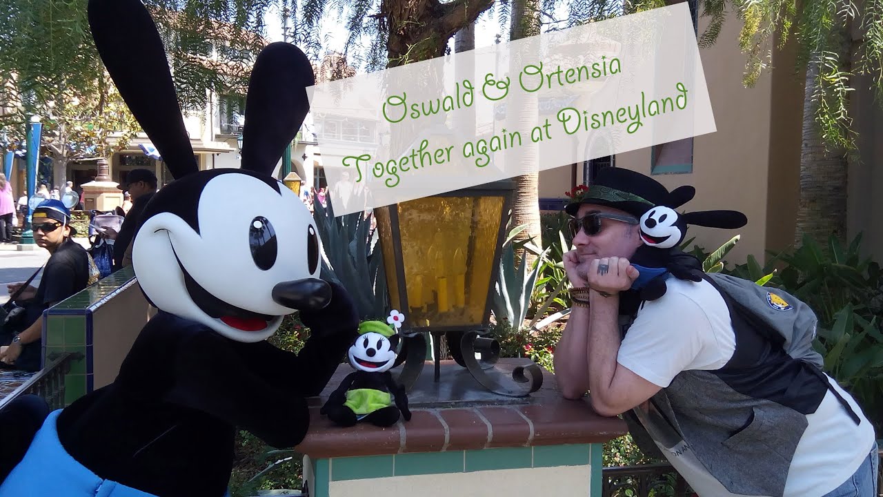 Oswald & Ortensia together again at Disneyland