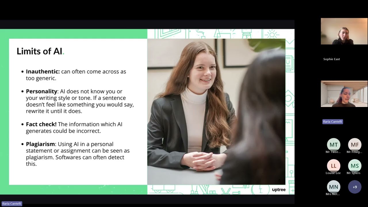 Uptree Schools Webinar January 2026: AI done right - tips you actually need!
