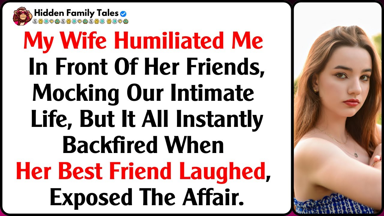 My Wife Humiliated Me In Front Of Her Friends, Mocking Our Intimate Life, But It All Instantly...