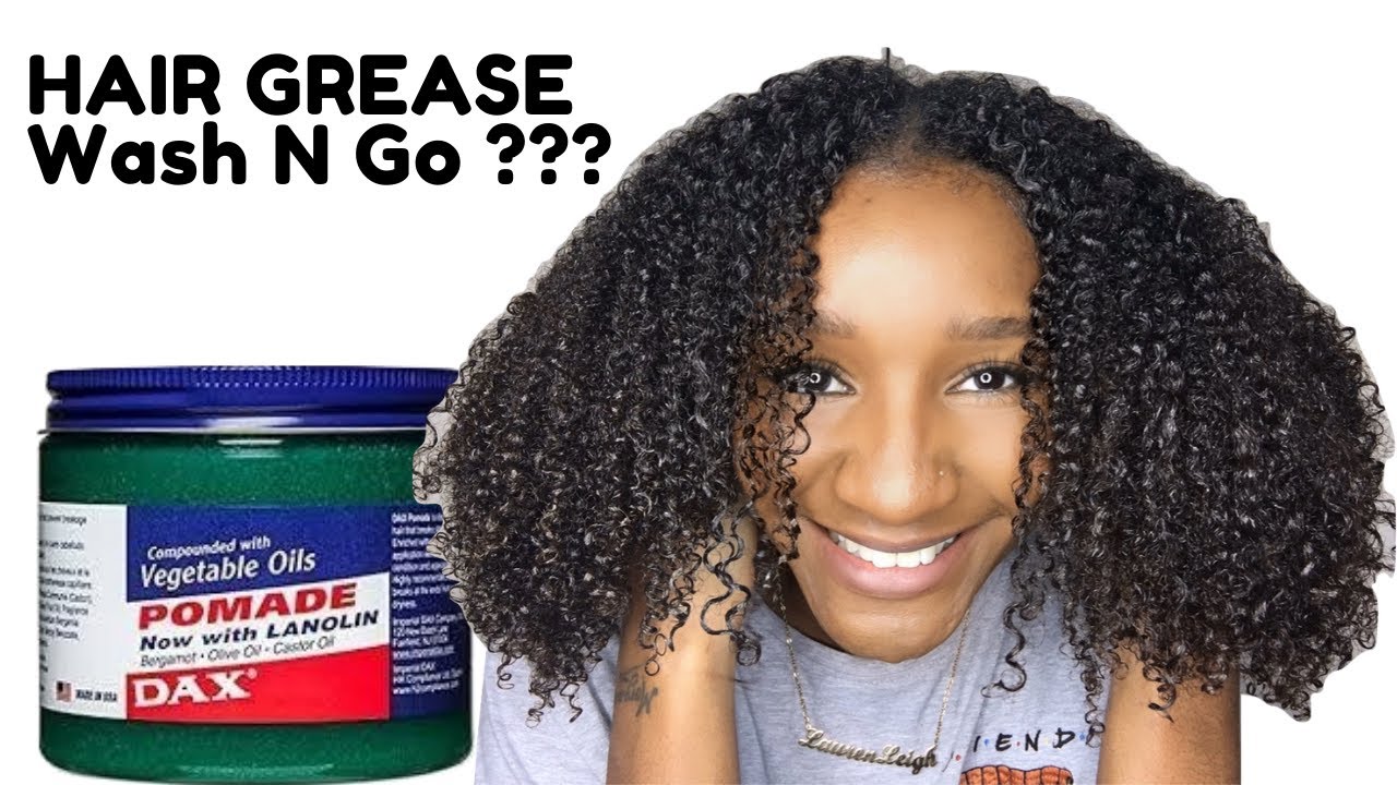 I Did A Wash N Go With Just HAIR GREASE AND WAX... BUT DID I GO TOO FAR!?