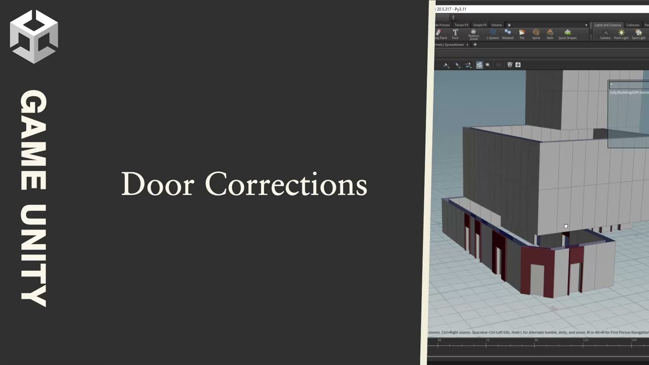Game Prototype BUILDING 007 Door Corrections