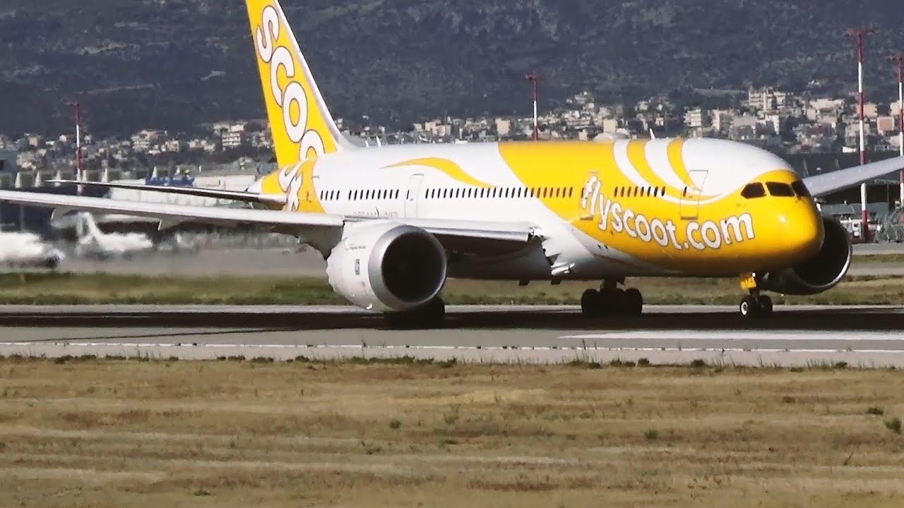 Athens Airport Planespotting! Olympic, Aegean, Scoot B787 Dreamliner Takeoff - ATC Comms!