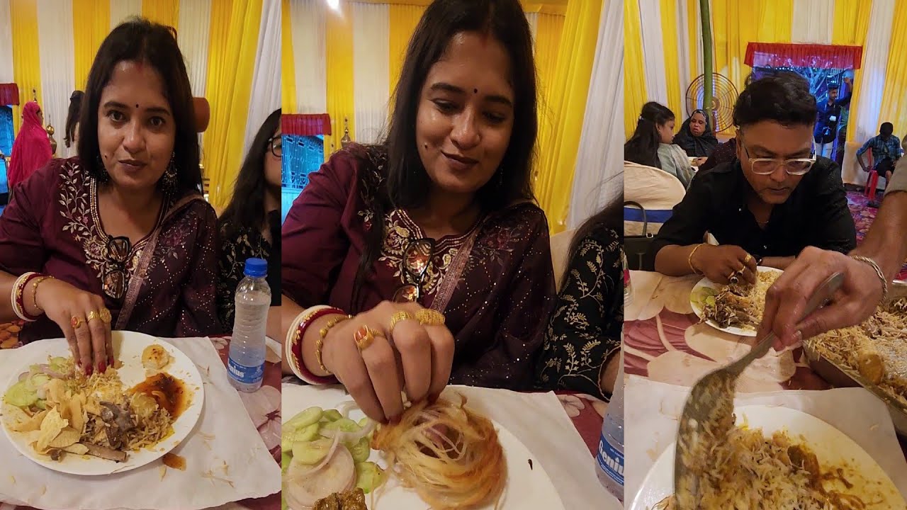 আফরিনের অন্নপ্রাশনে দারুন খাওয়া দাওয়া করলাম।