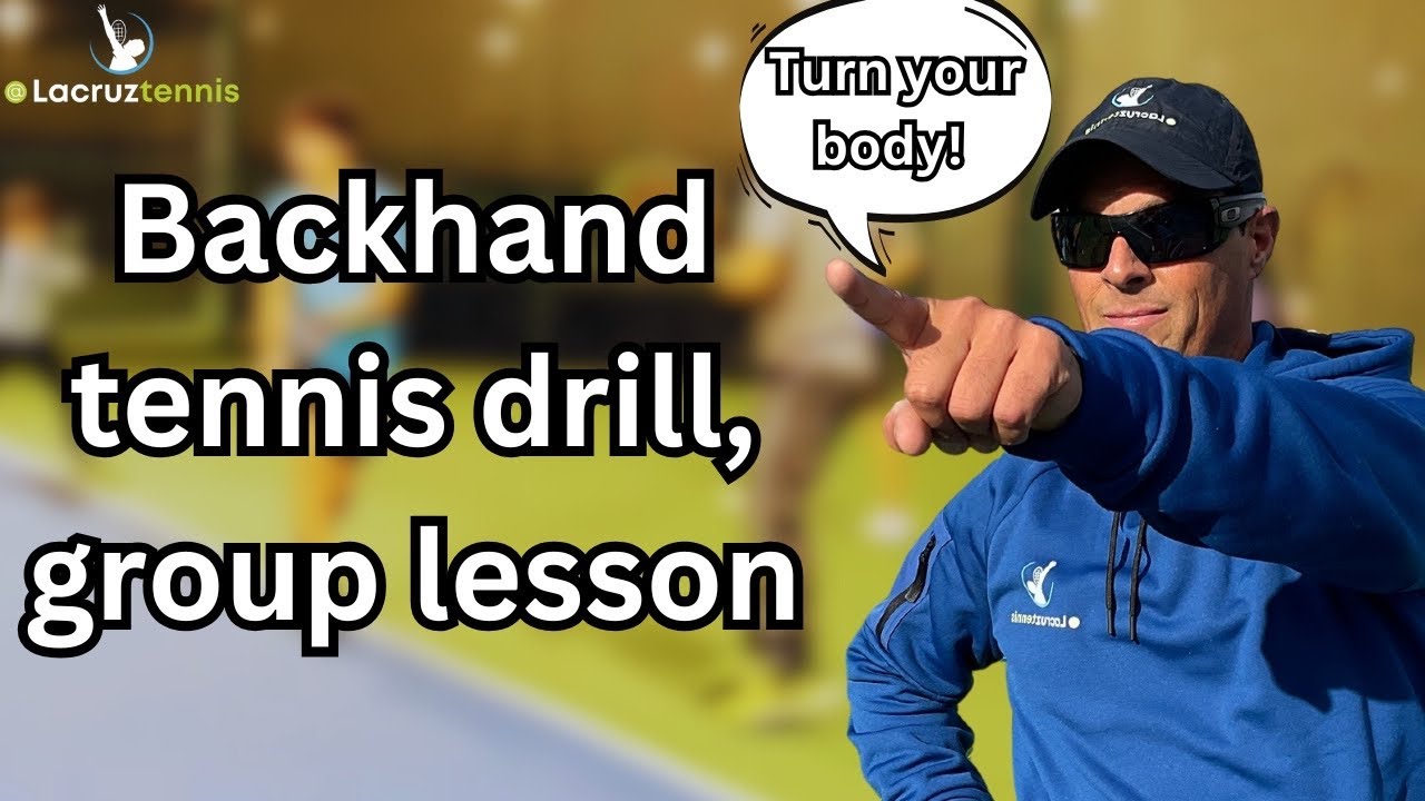 Backhand tennis drill #tennis #tennisplayer #tennisworld #tennisfans #tennislife #tenniscoach