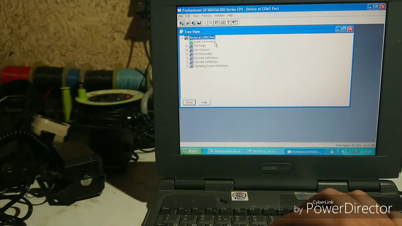 Motorola GM360 programming