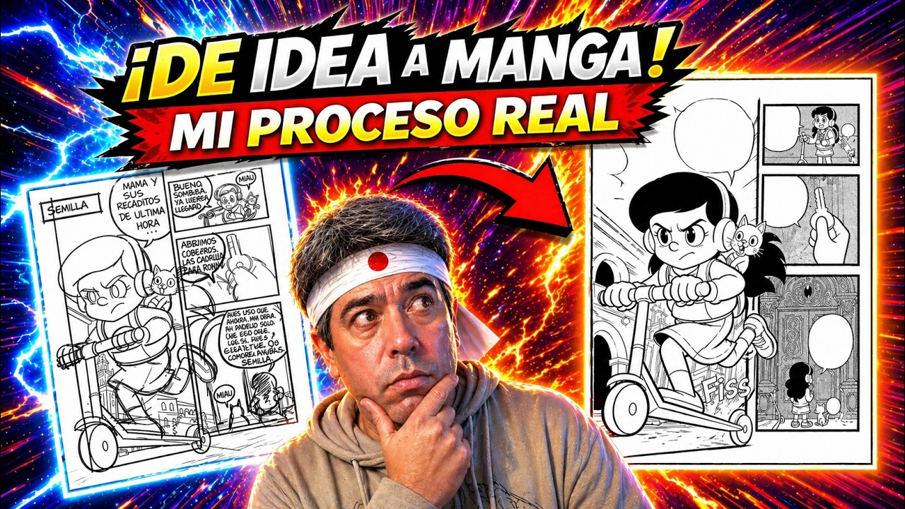 Cómo creo una página de mi manga ✏  (paso a paso real)  ✅