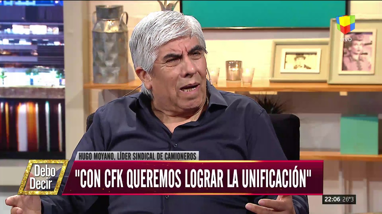 Hugo Moyano: 