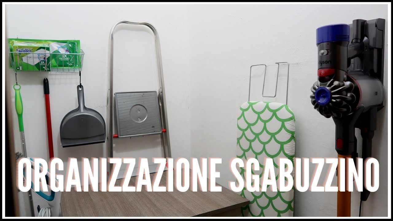 Organizzazione SGABUZZINO | IDEE per ORGANIZZARE e OTTIMIZZARE lo spazio