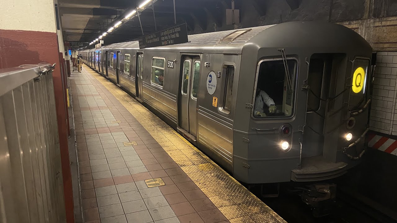 BMT Subway: R68A (Q) Train Ride from Coney Island to 96th St via Brighton Express / Whitehall St