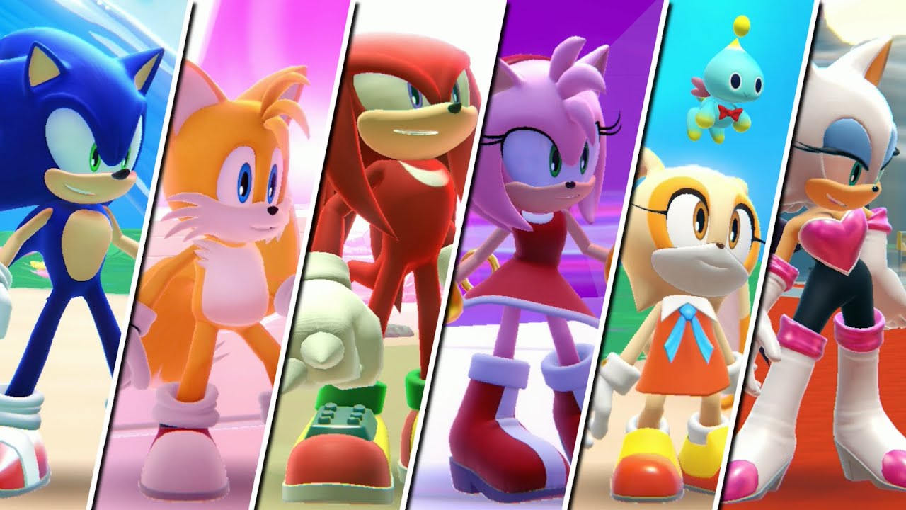 Sonic Dream Team: All Playable Characters (First Release)