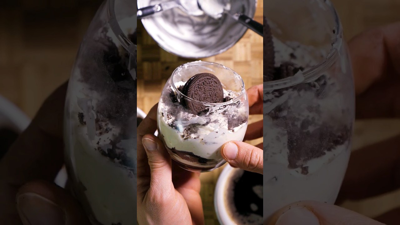 Tiramisu Oreo prot&eacute;in&eacute; pour le go&ucirc;ter 🍪 #recette