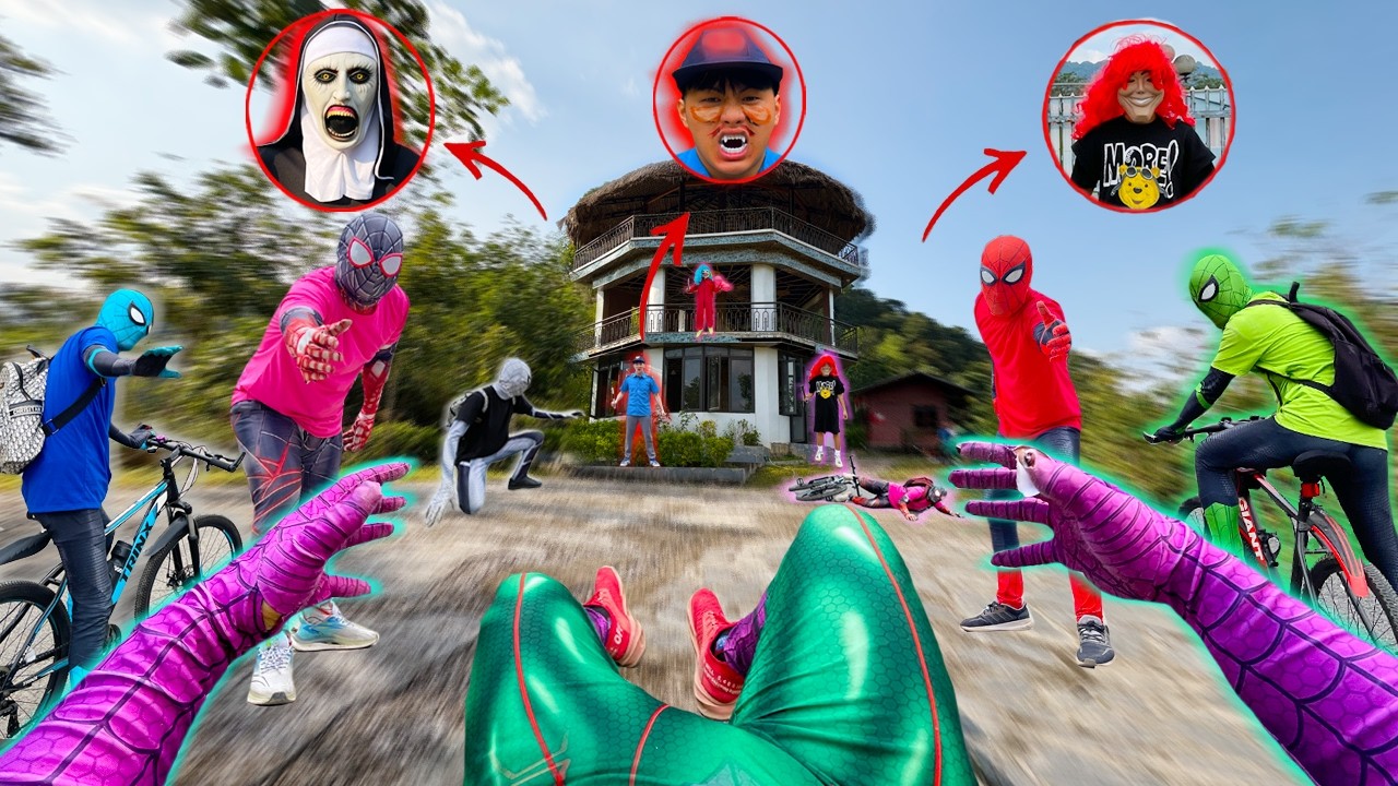 Pro 8 Spider-Man Encounters All Serbian Dancing in the Abandoned - Season Full (Action POV Story)