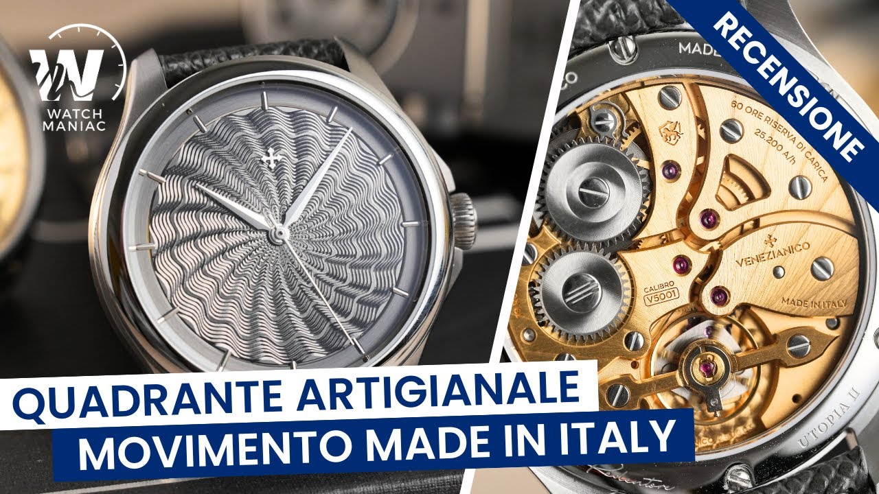 Venezianico Redentore Utopia II: due nuove varianti e calibro made in Italy