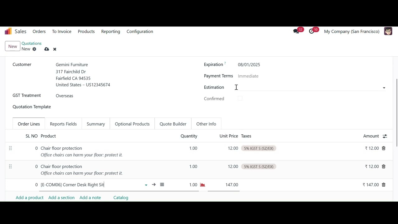 Odoo  | Serial Number at Sales Order line Autogenerated