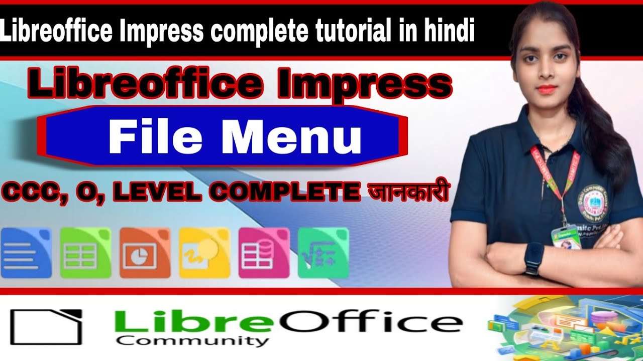 Part-1 Libreoffice Impress File Menu & Edit Menu | complete Tutorial in Hindi | omsciclass | Rani