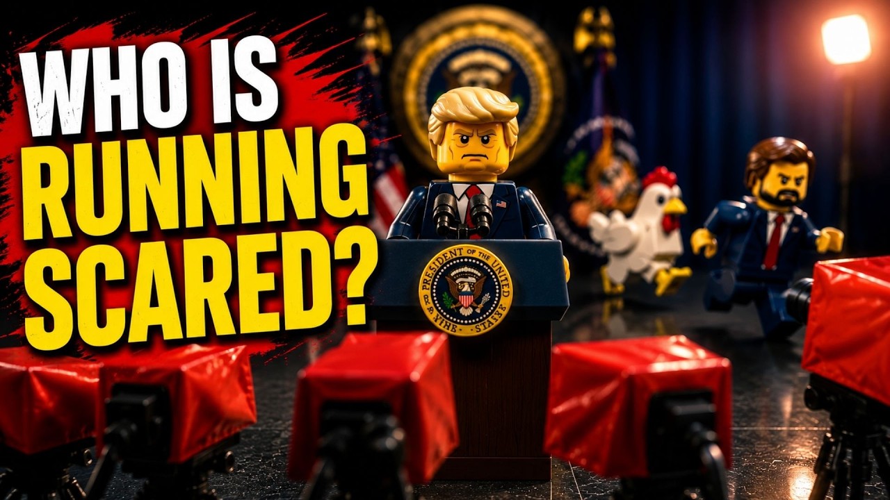 О боже! Трамп в панике: скандал со ставками на телесуфлер | Рэп из LEGO