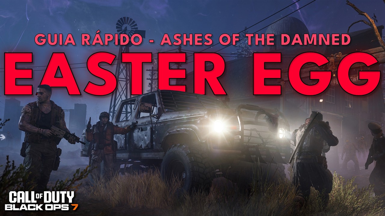 TUTORIAL mais RÁPIDO do EASTER EGG - CINZAS DOS CONDENADOS (Black ops 7)