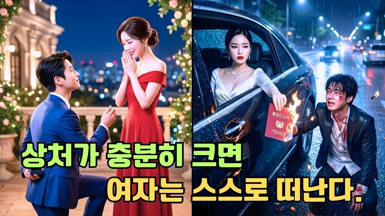 아내 앞에서 상간녀의 청혼을 받은 재벌 남편. 그녀가 미련 없이 떠나자 시작된 처절한 후회!