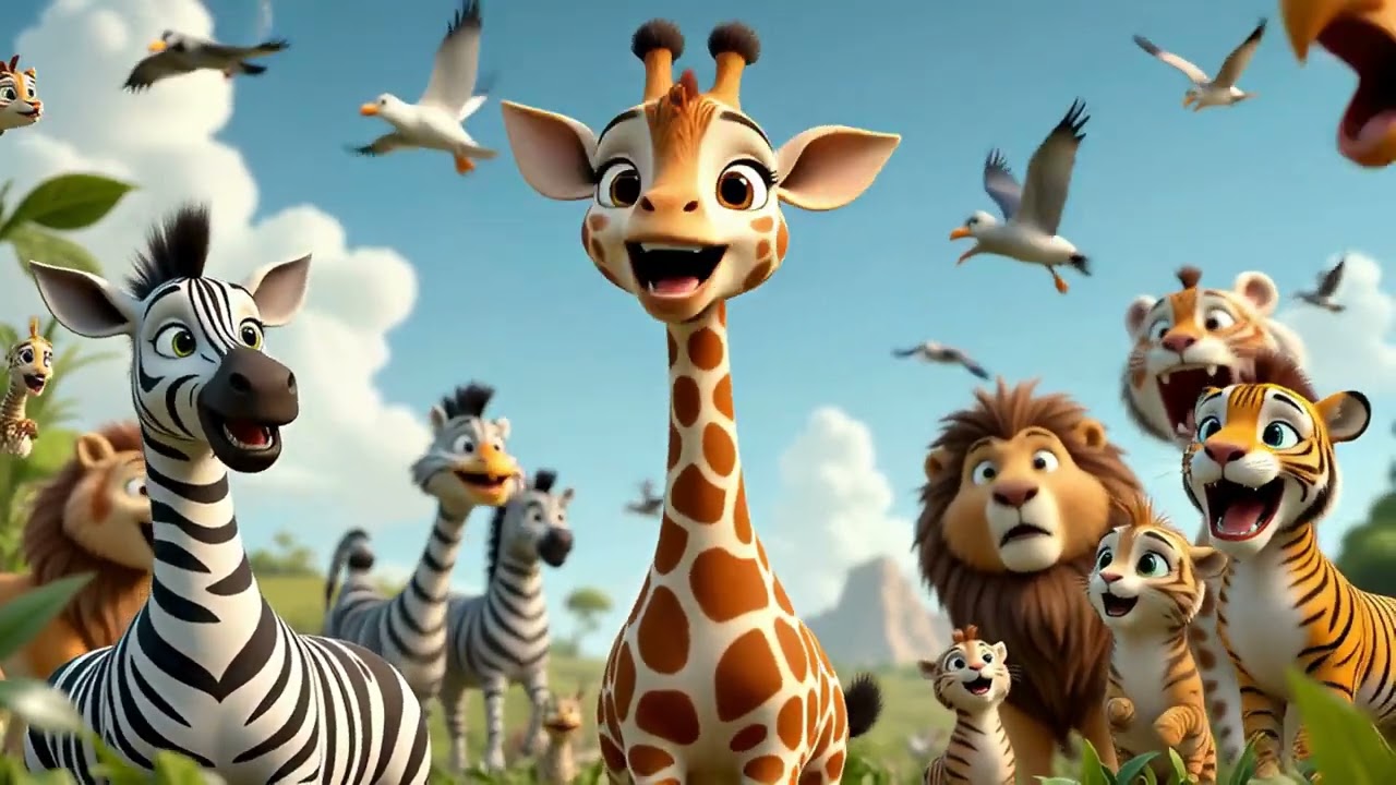 RAFA LA JIRAFA 🦒 | COCOTECA (CANCIONES INFANTILES) #cancionesinfantiles  #2025 #infantil