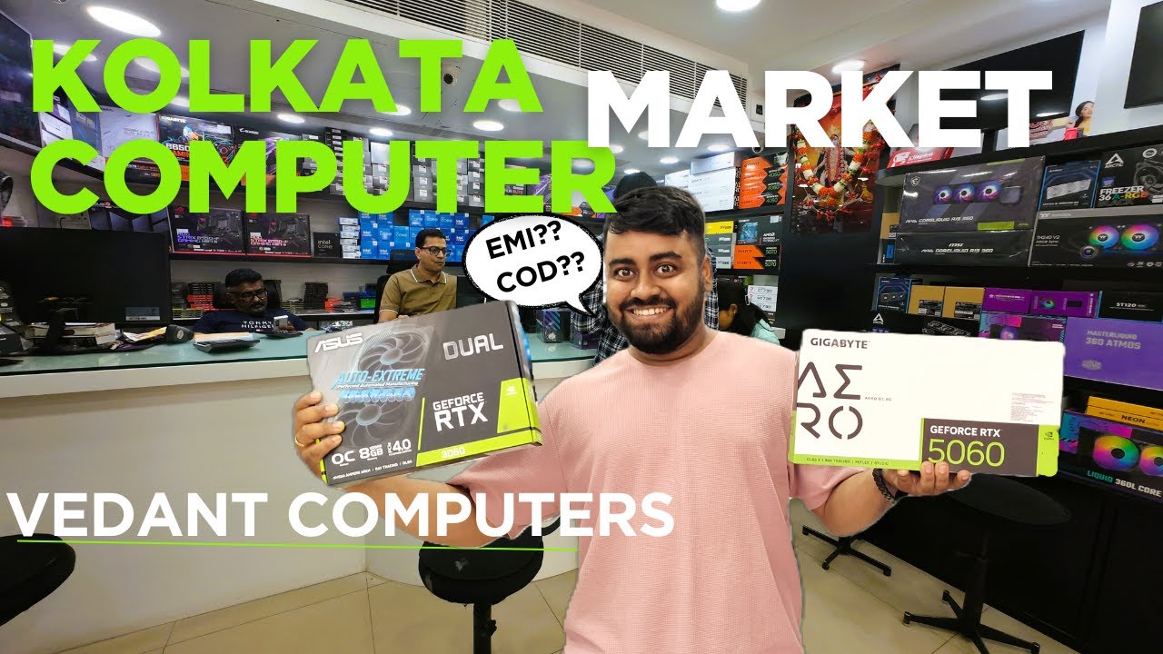 KOLKATA COMPUTER MARKET || Vedant Computers||Chandni Chawk || Budget PC Build ||