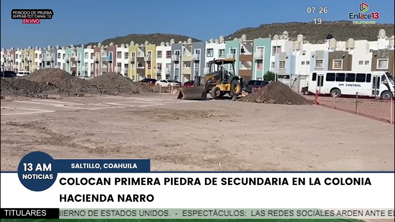 Colocan primera de secundaria en la colonia Hacienda Narro
