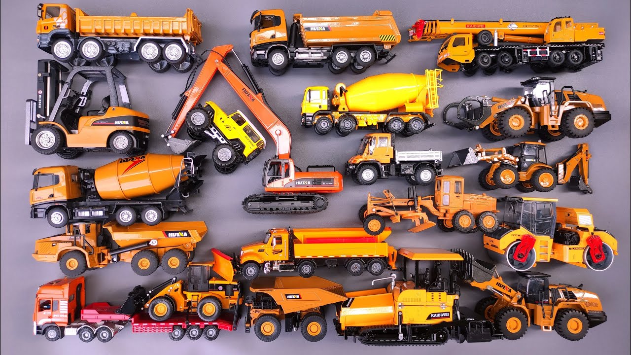Mega RC Trucks & Heavy Equipment Collection | RC Lesu ET30H Excavator, DT60 Dozer & MCL8 Loader