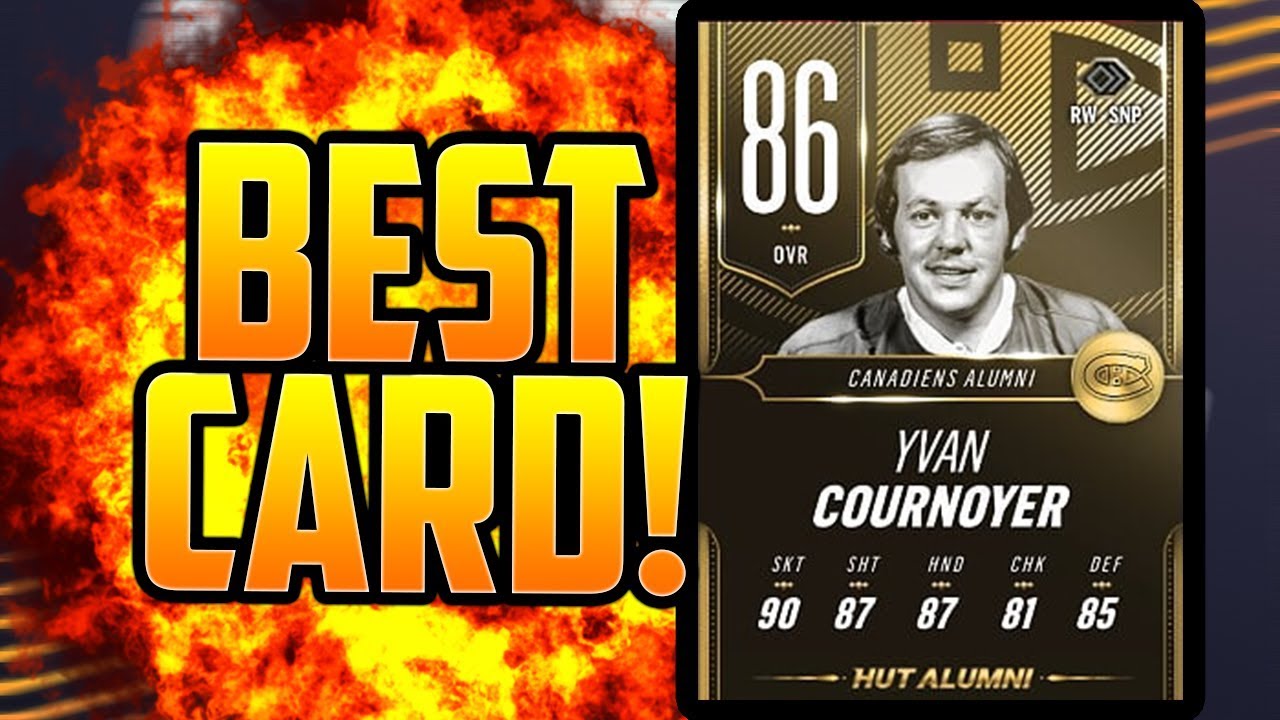 THE MOST OVERPOWERED CARD IN NHL 19 HUT!