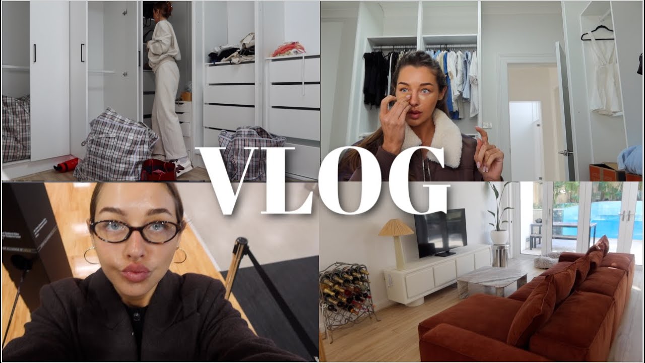 VLOG | Unpacking my new home | Closet renovation | My Birthday