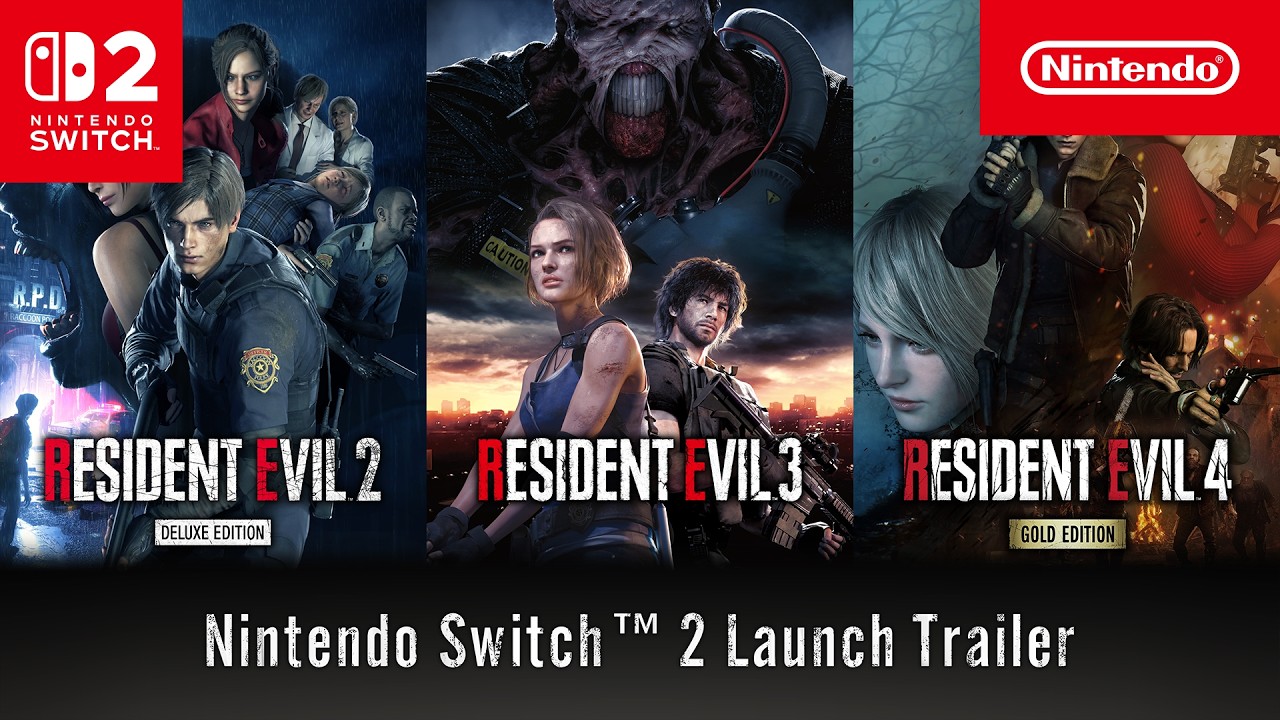 Resident Evil 2/3/4 &ndash; Launch Trailer &ndash; Nintendo Switch 2