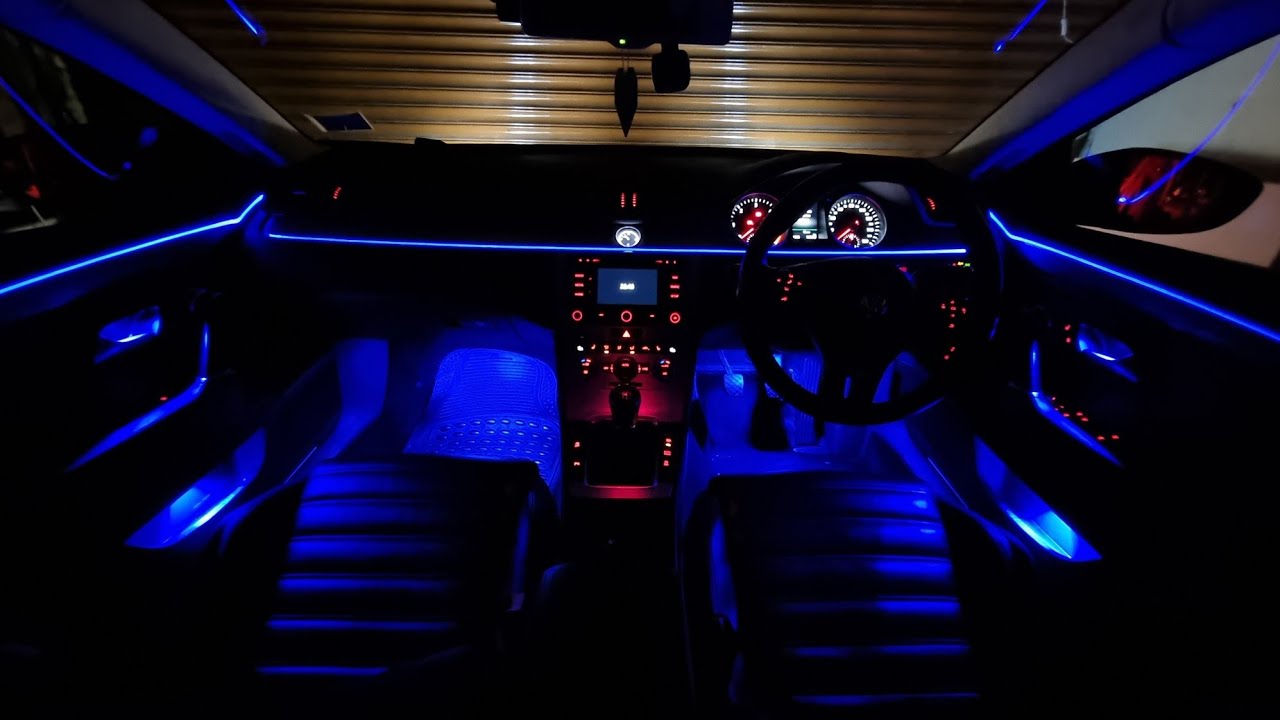Самый эпичный интерьер VW Passat CC! Установка подсветки | RGB LED-фары | Подсветка салона автомо...