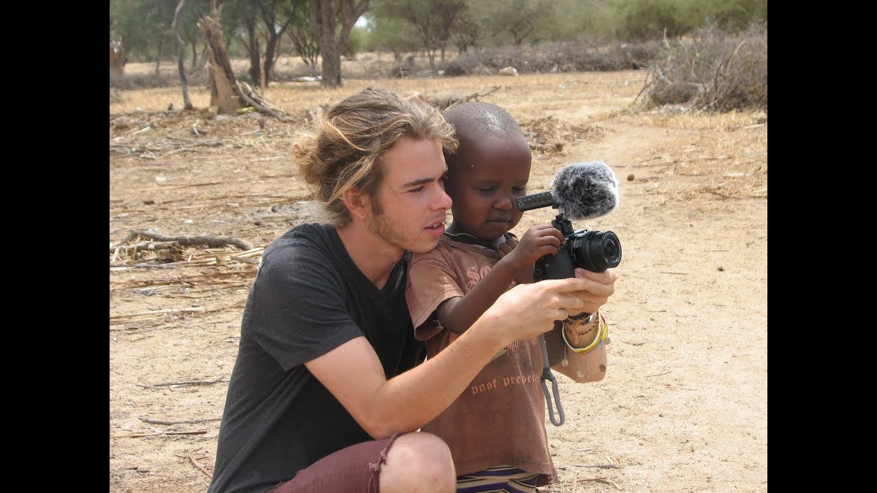 Drone footage of Meserani village, Tanzania