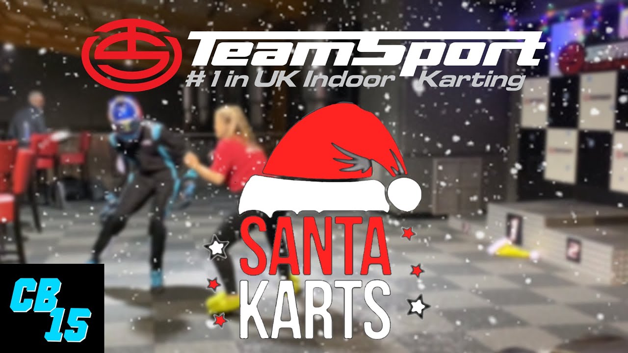 CHRISTMAS CHAOS! | TeamSport Cardiff Santa Karts | December 2021