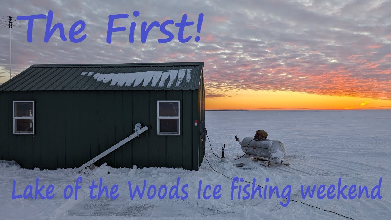 First Lake of the Woods Ice Fishing Weekend.  Dale's on Lake of the Woods.