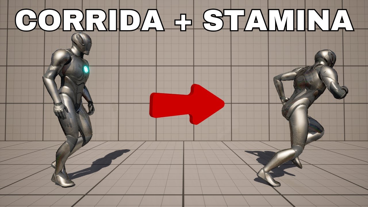 COMO FAZER STAMINA e CORRIDA na Unreal Engine 5