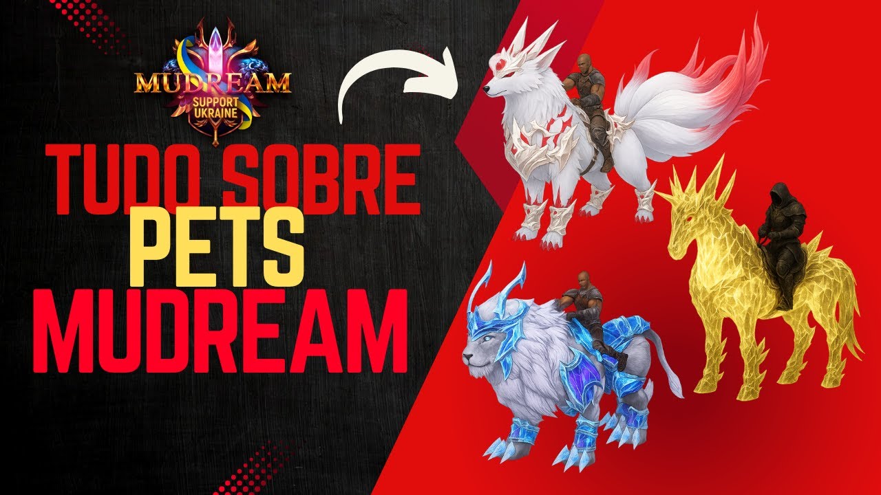🔥 TODOS OS PETS E MONTARIAS do MuDream | Guia Completo para Evoluir Rápido