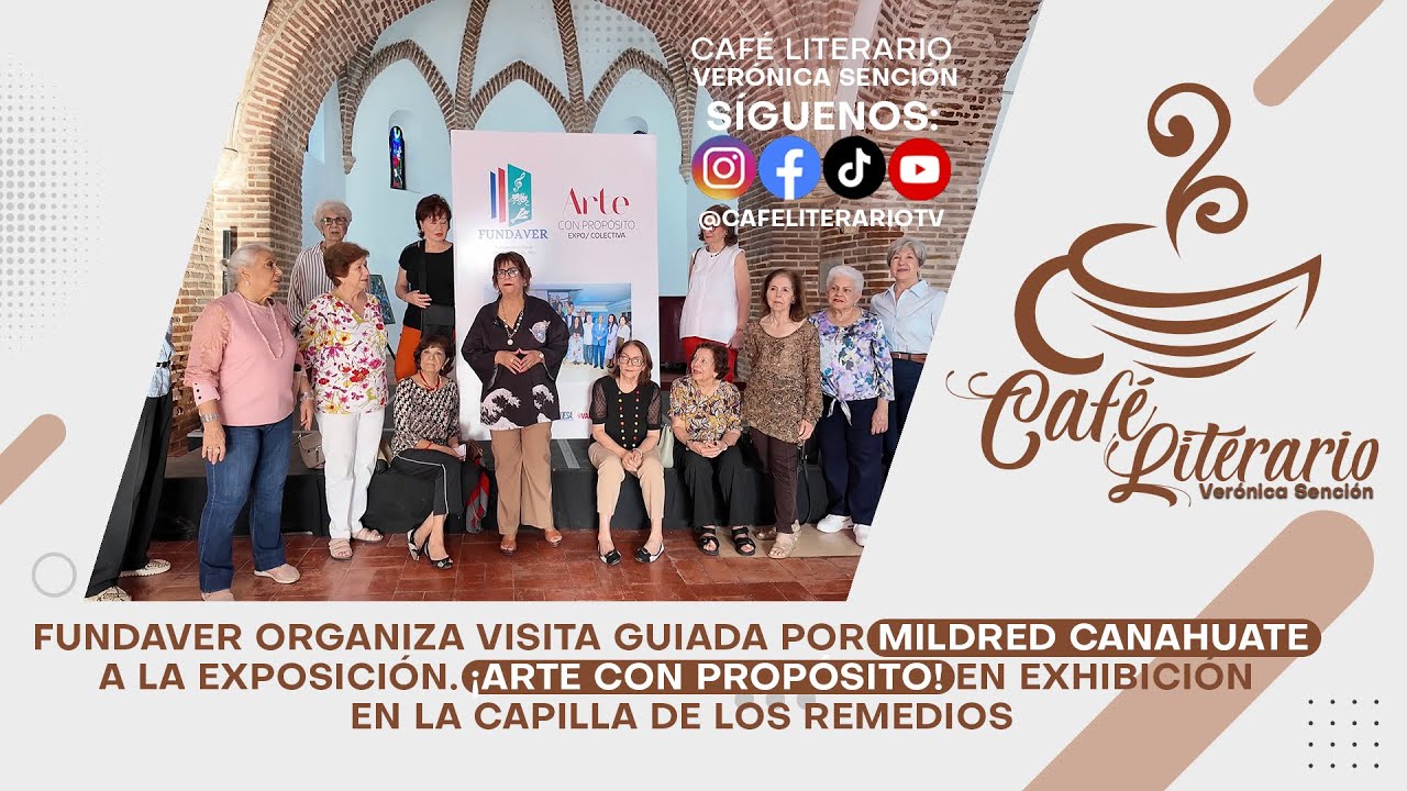 Fundaver organiza visita guiada por Mildred Canahuate a la exposición. ¡Arte con Propósito!