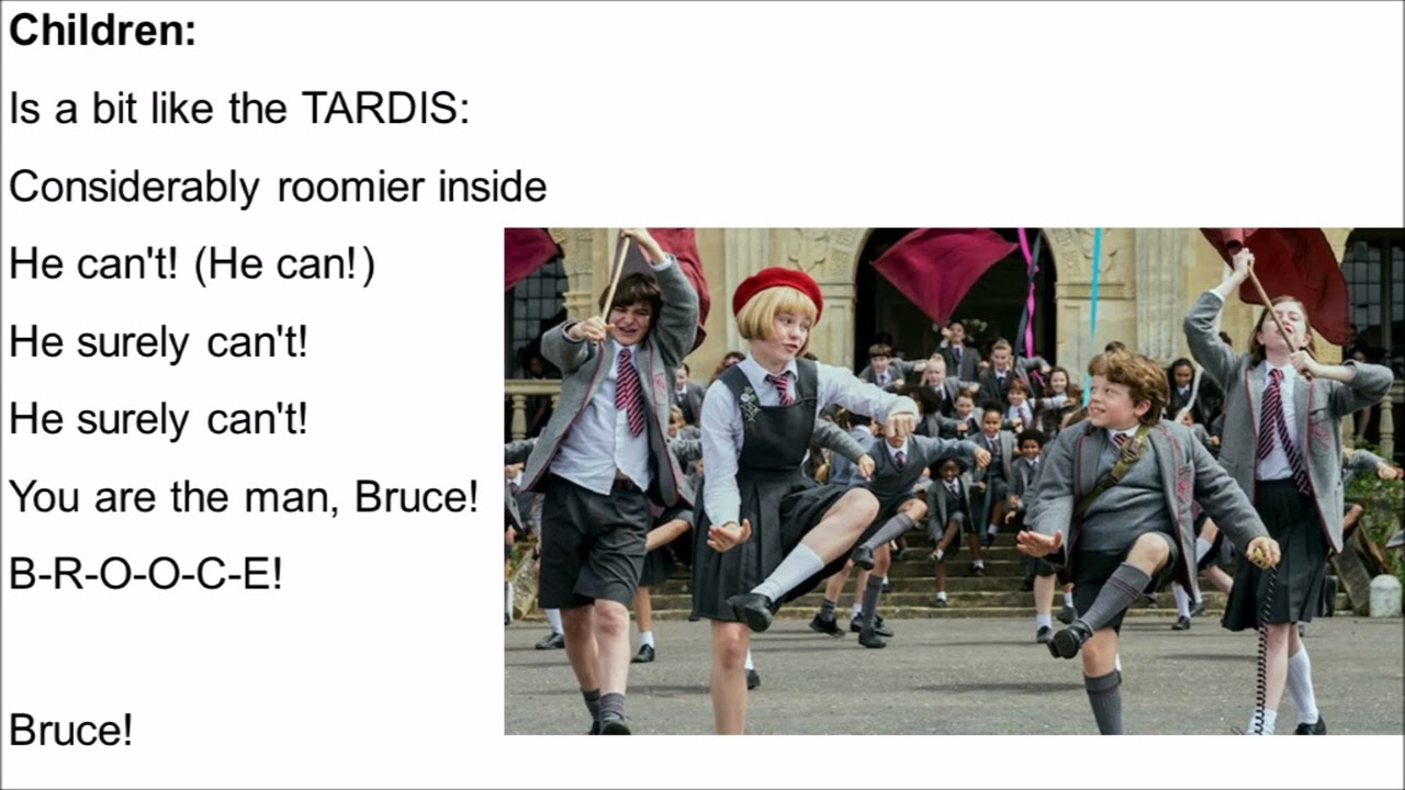 Bruce Matilda Musical Lyrics